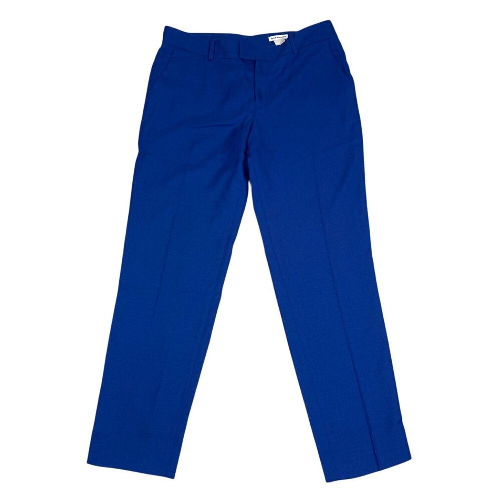 Club Monaco Womens Size 6 Blue Chino Trouser Pants Wool Blend